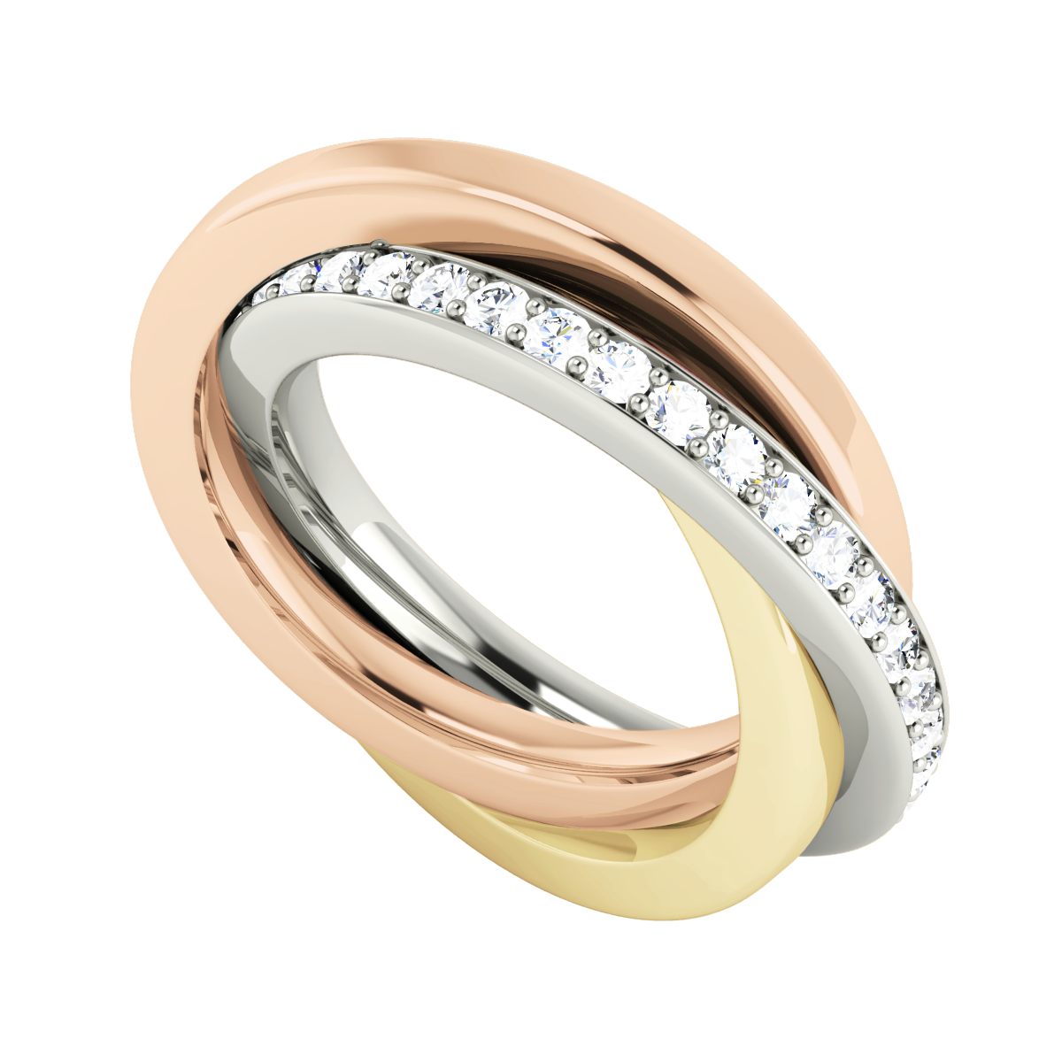 ENLACE WEDDING RING (DIAMOND)