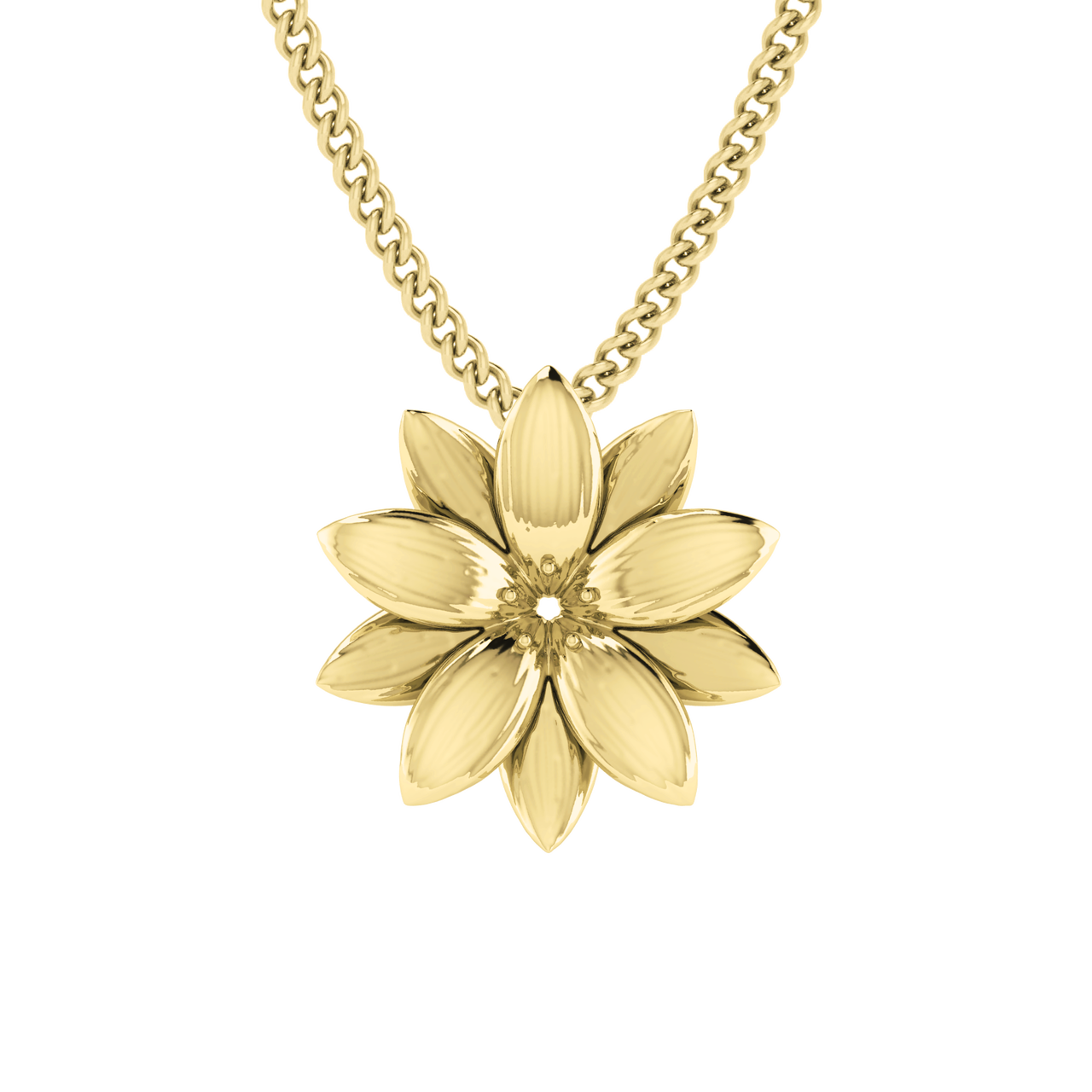 LOTUS FLOWER NECKLACE