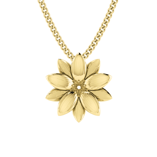 LOTUS FLOWER NECKLACE