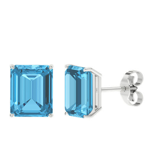 EMERALD STUD EARRINGS