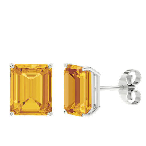 EMERALD STUD EARRINGS