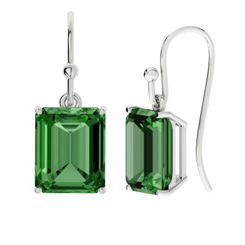 EMERALD DROP EARRING