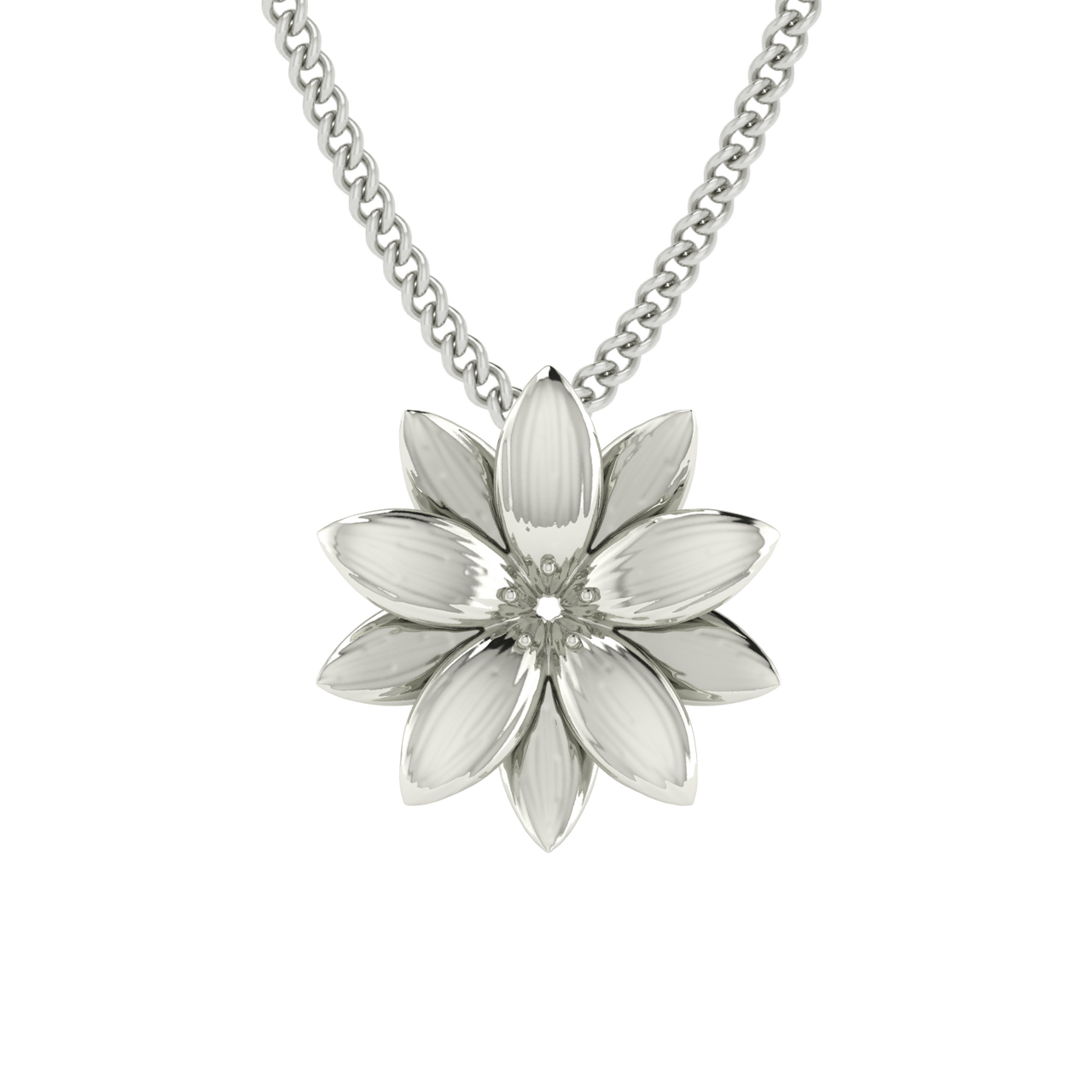 LOTUS FLOWER NECKLACE
