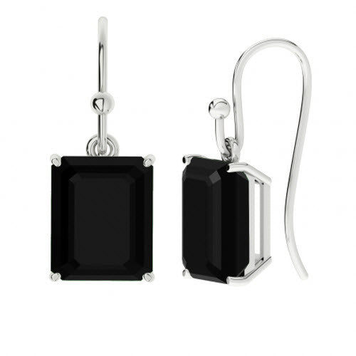 EMERALD DROP EARRING