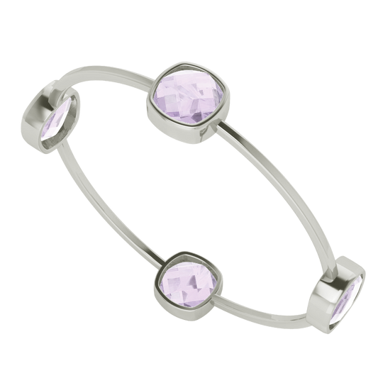 CUSHION CHECKERBOARD BANGLE