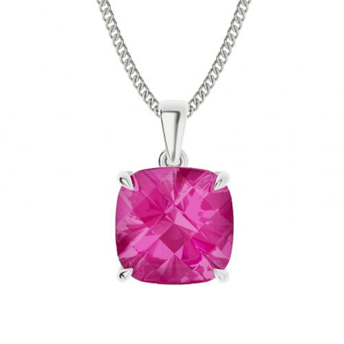 CUSHION CHECKERBOARD NECKLACE