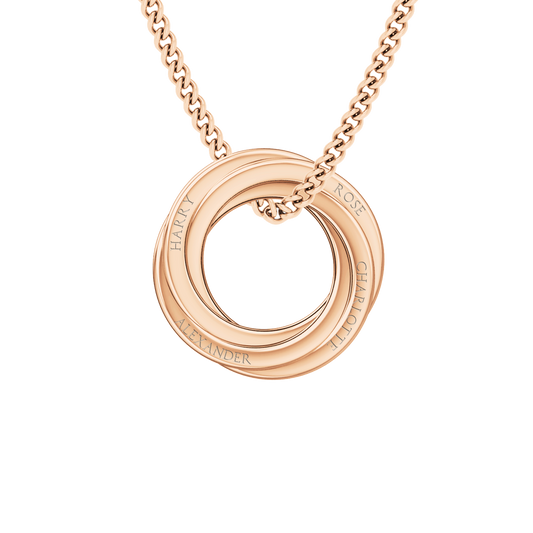 Entrelace Petite Russian Ring Necklace
