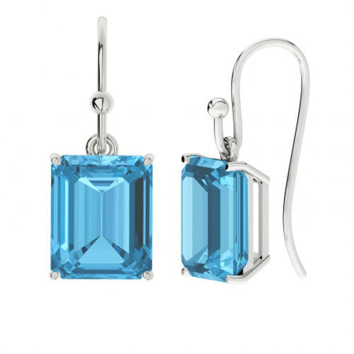 EMERALD DROP EARRING