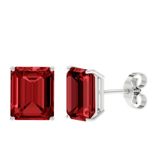 EMERALD STUD EARRINGS