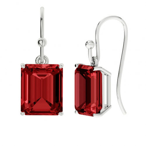 EMERALD DROP EARRING